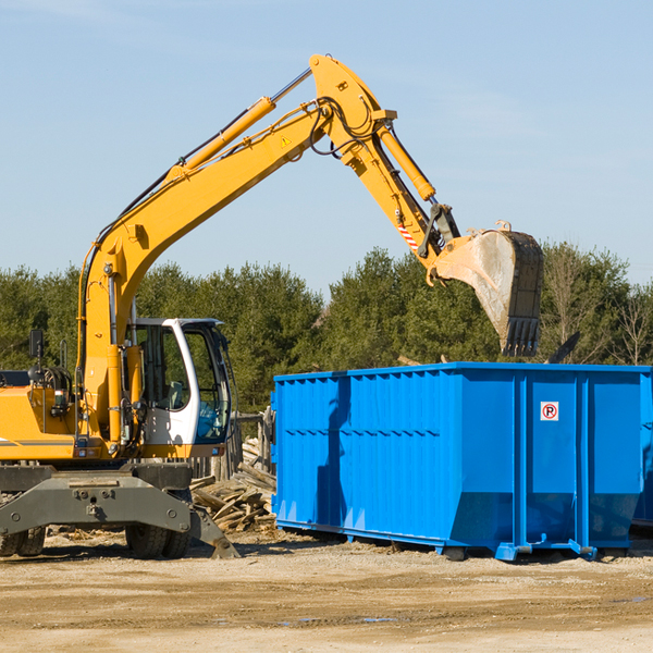 what happens if the residential dumpster is damaged or stolen during rental in Max NE